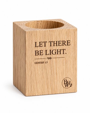 Let There Be Light Candle Holder (50 x 50 x 60 mm)