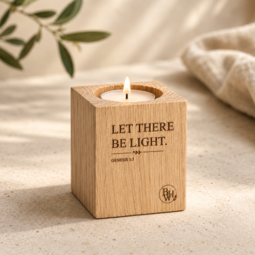 Let There Be Light Candle Holder (50 x 50 x 60 mm)