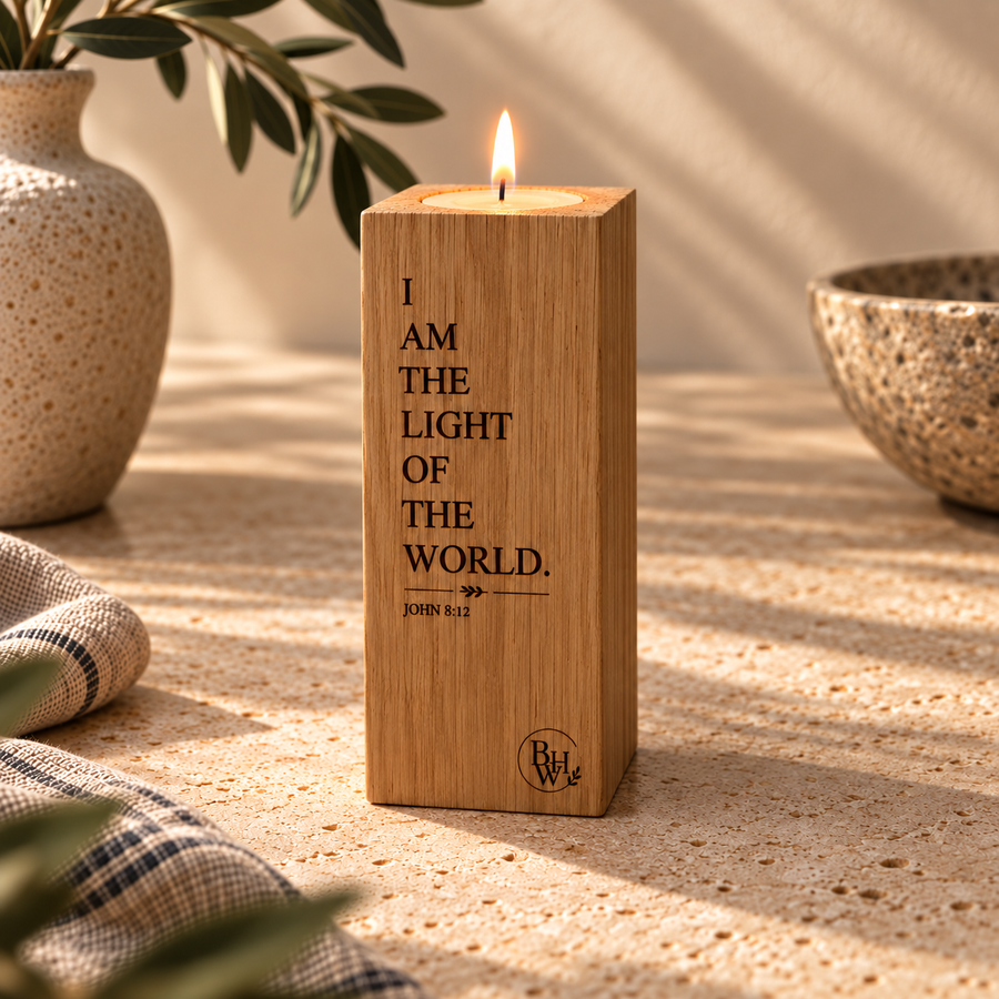 Light of the World Candle Holder (50 x 50 x 90 mm)