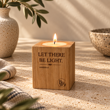 Let There Be Light Candle Holder (50 x 50 x 60 mm)